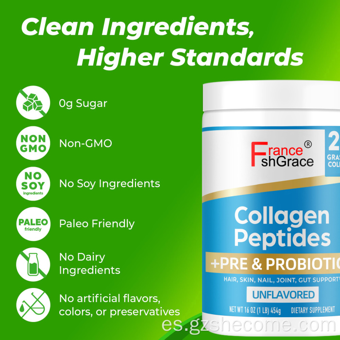 Péptidos de colágeno orgánico soportan la salud del hueso de la articulación